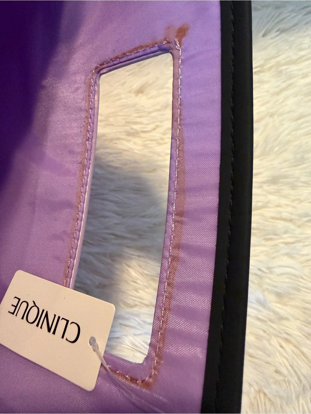 Clinique Two-Tone Purple Tote/Handbag
